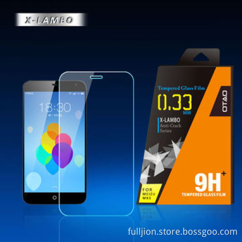 OTAO 0.2mm 0.33mm tempered glass screen protector for Meizu MX3